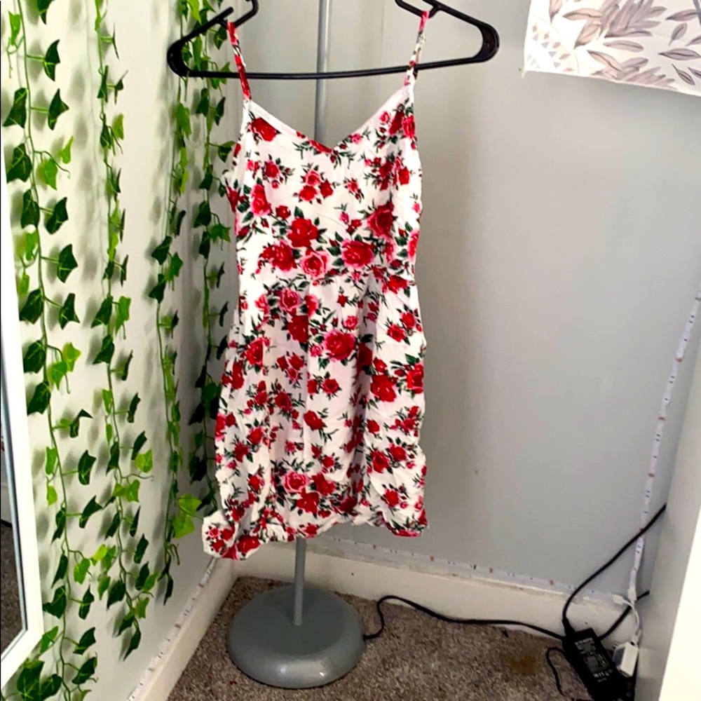 floral mini dress